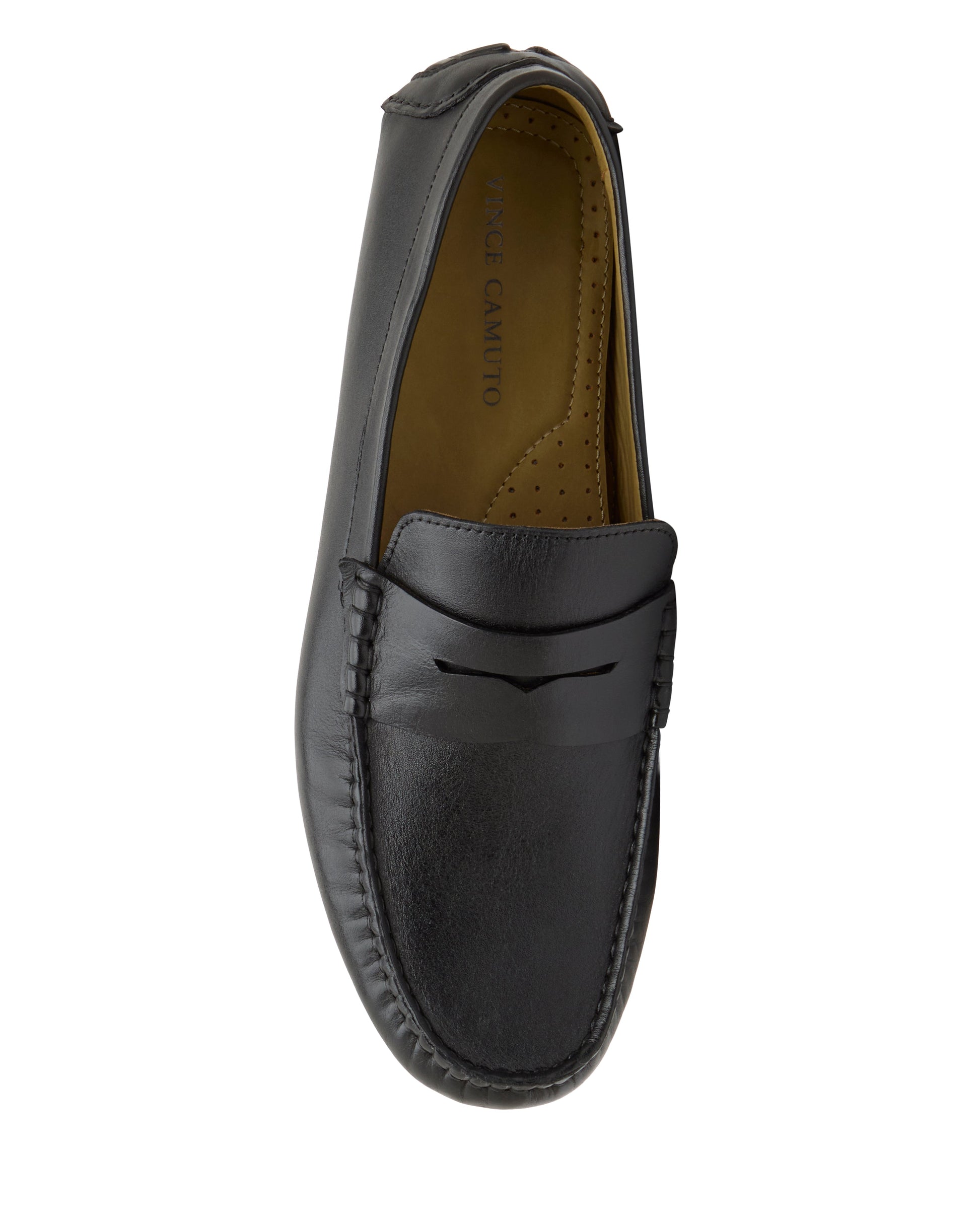 Vince Camuto Men's Vitzroy Slip-On Black Leather