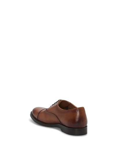 Vince Camuto Men's Urii Dress Oxford Saddle Brown Leather