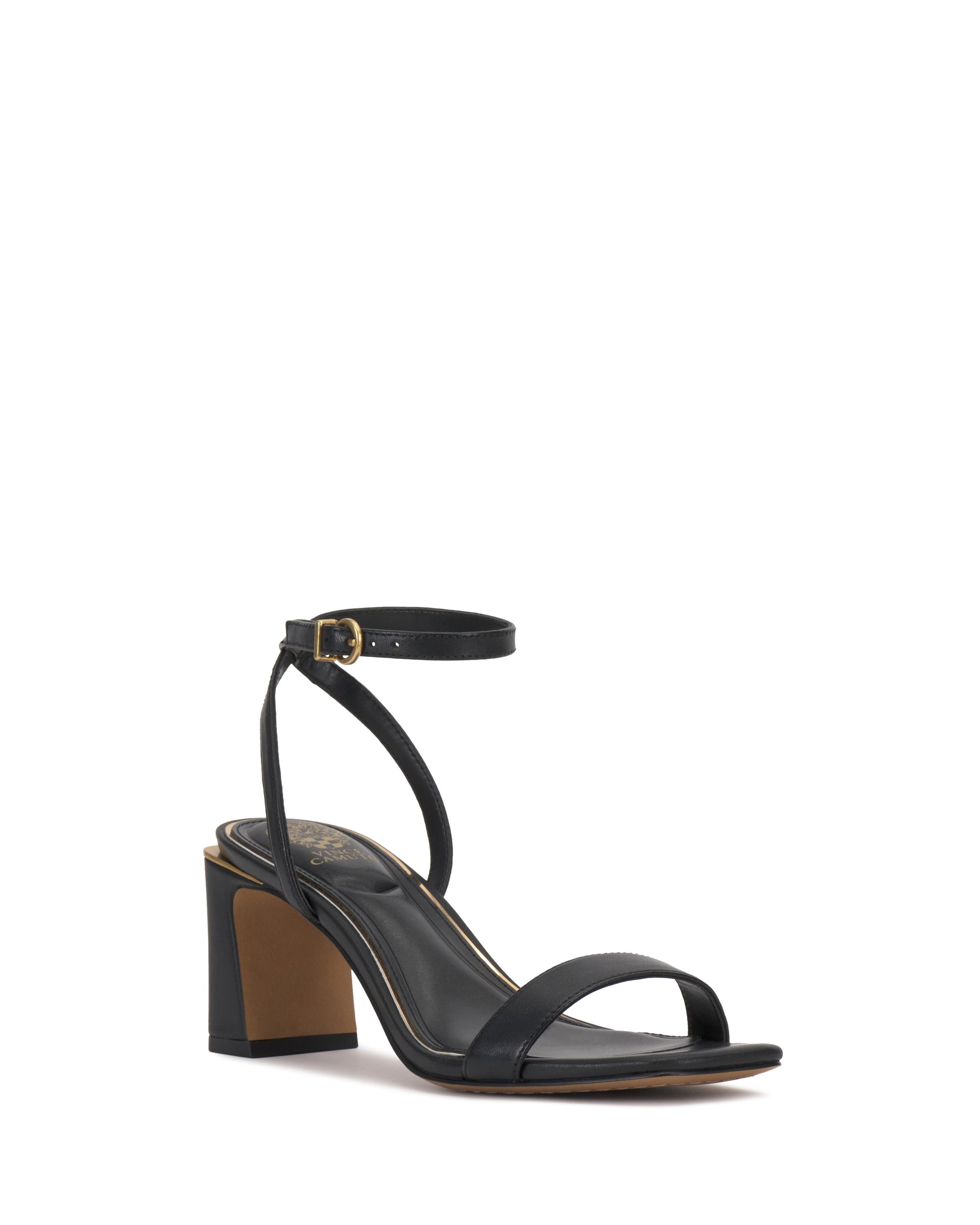 Vince Camuto Hamda Sandal Black Leather