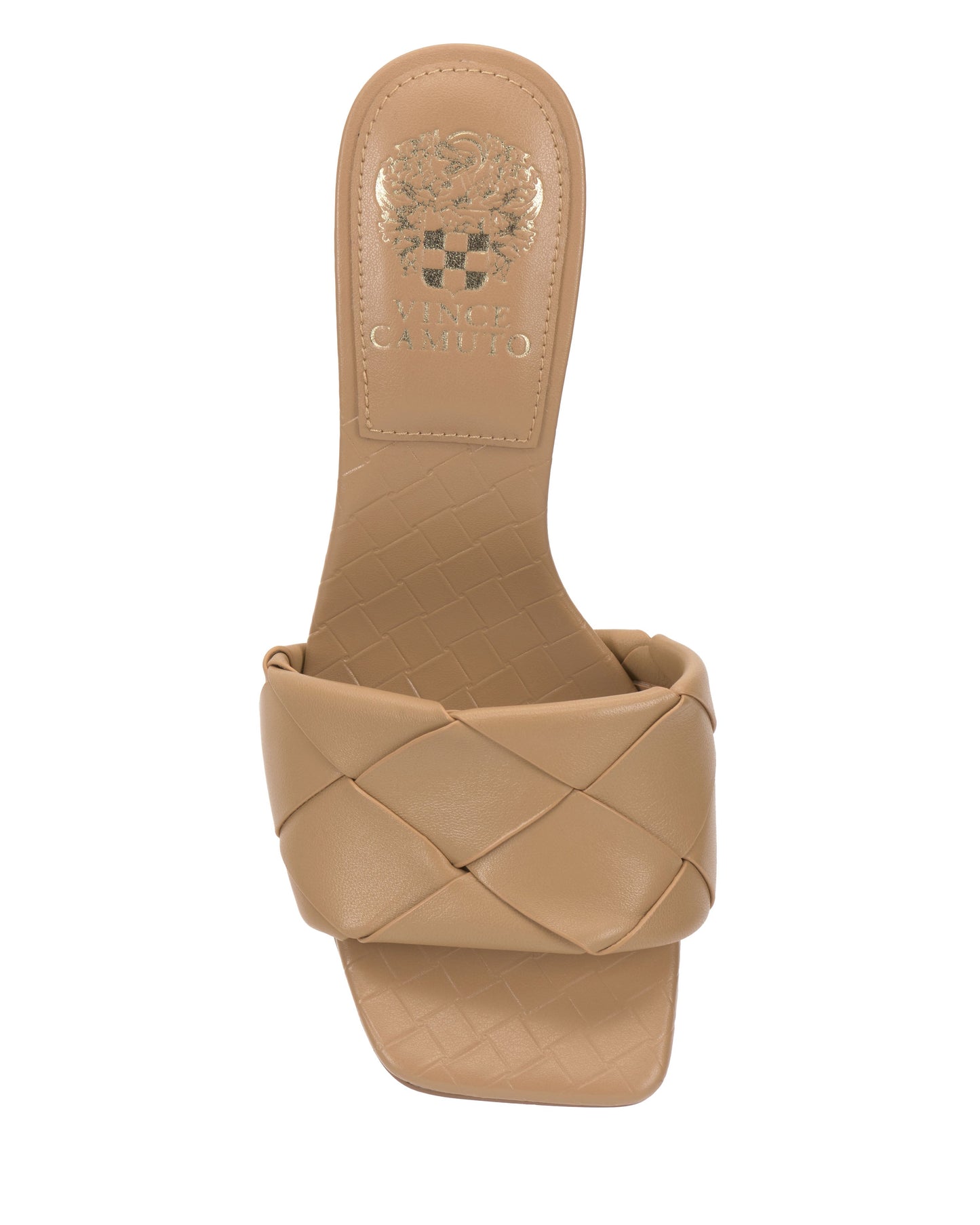 Vince Camuto Brelanie Woven Mule Dulce De Leche Leather
