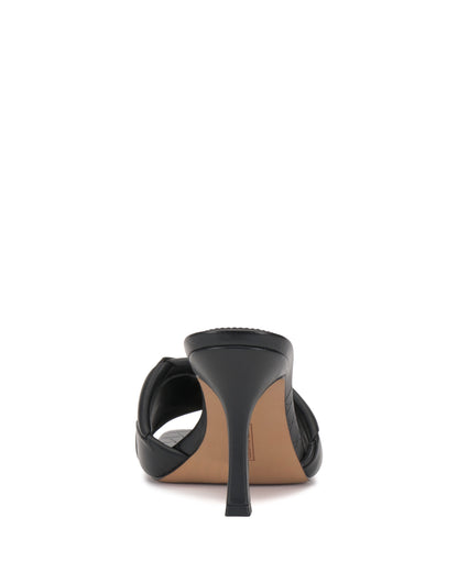 Vince Camuto Brelanie Woven Mule Black Leather