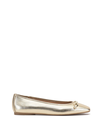 Vince Camuto Virna Link Ballet Flat Egyptian Gold