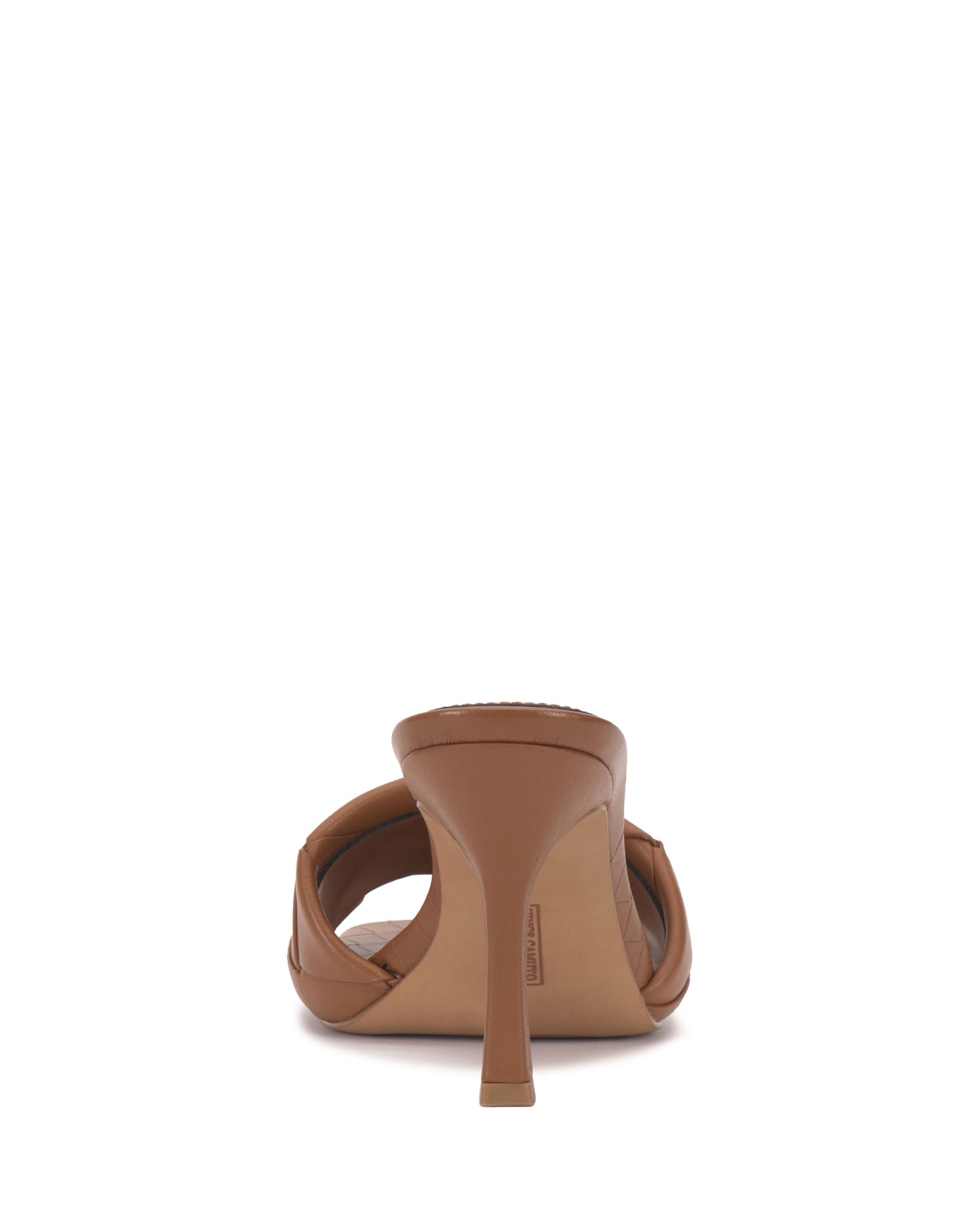 Vince Camuto Brelanie Woven Mule Barn Brown Leather