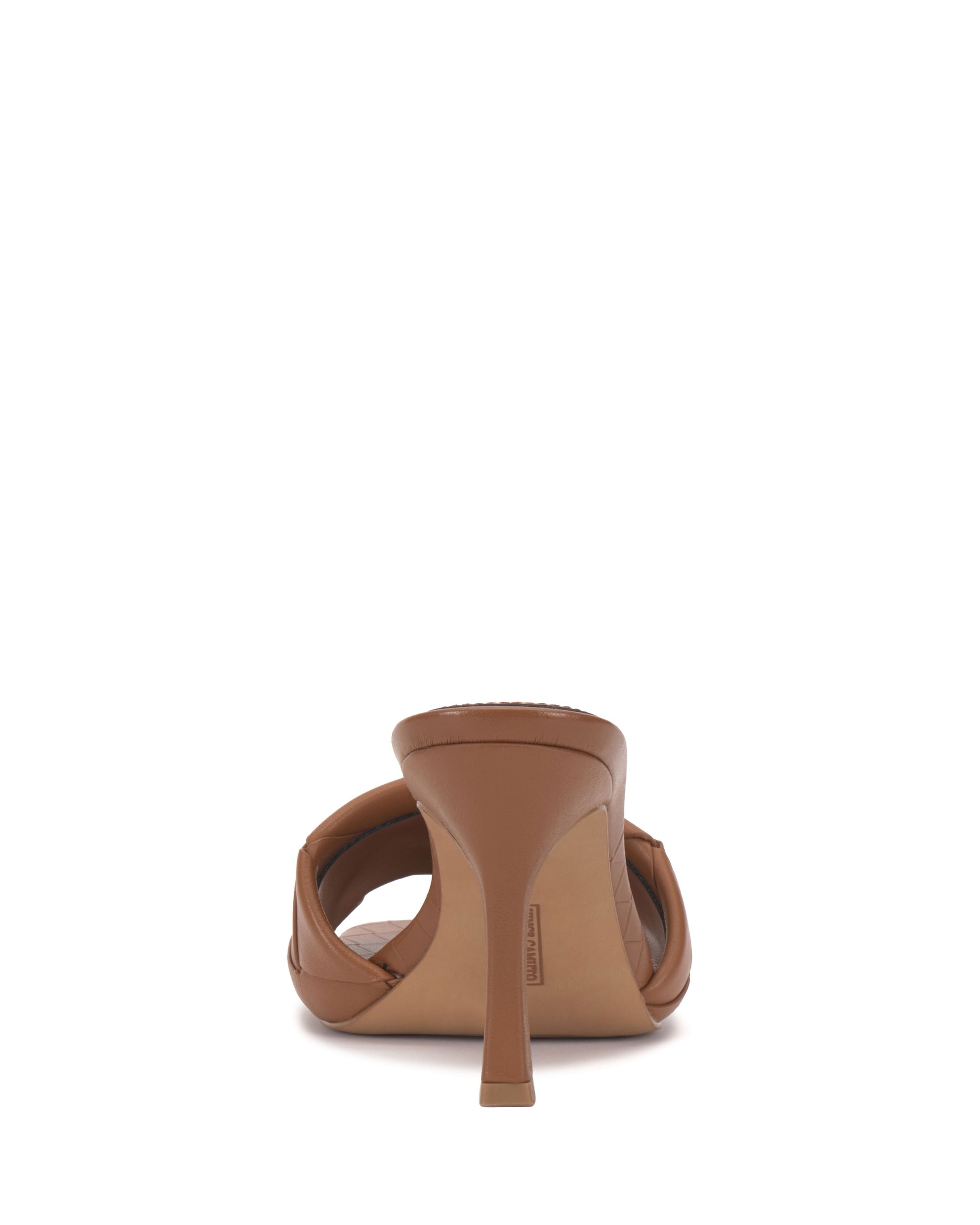 Vince Camuto Brelanie Woven Mule Barn Brown Leather
