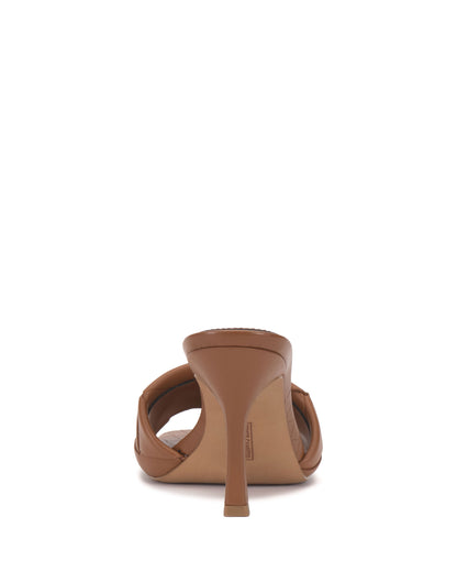 Vince Camuto Brelanie Woven Mule Barn Brown Leather