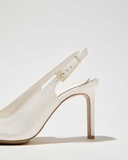 Vince Camuto Brendie Pump Coconut Cream Leather