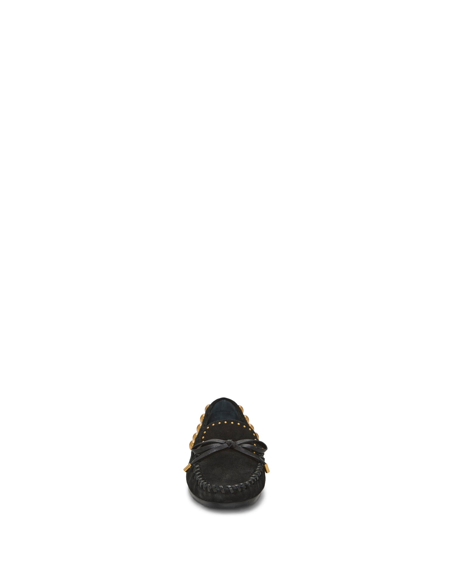 Vince Camuto Sennett Studded Mocassin Black Suede