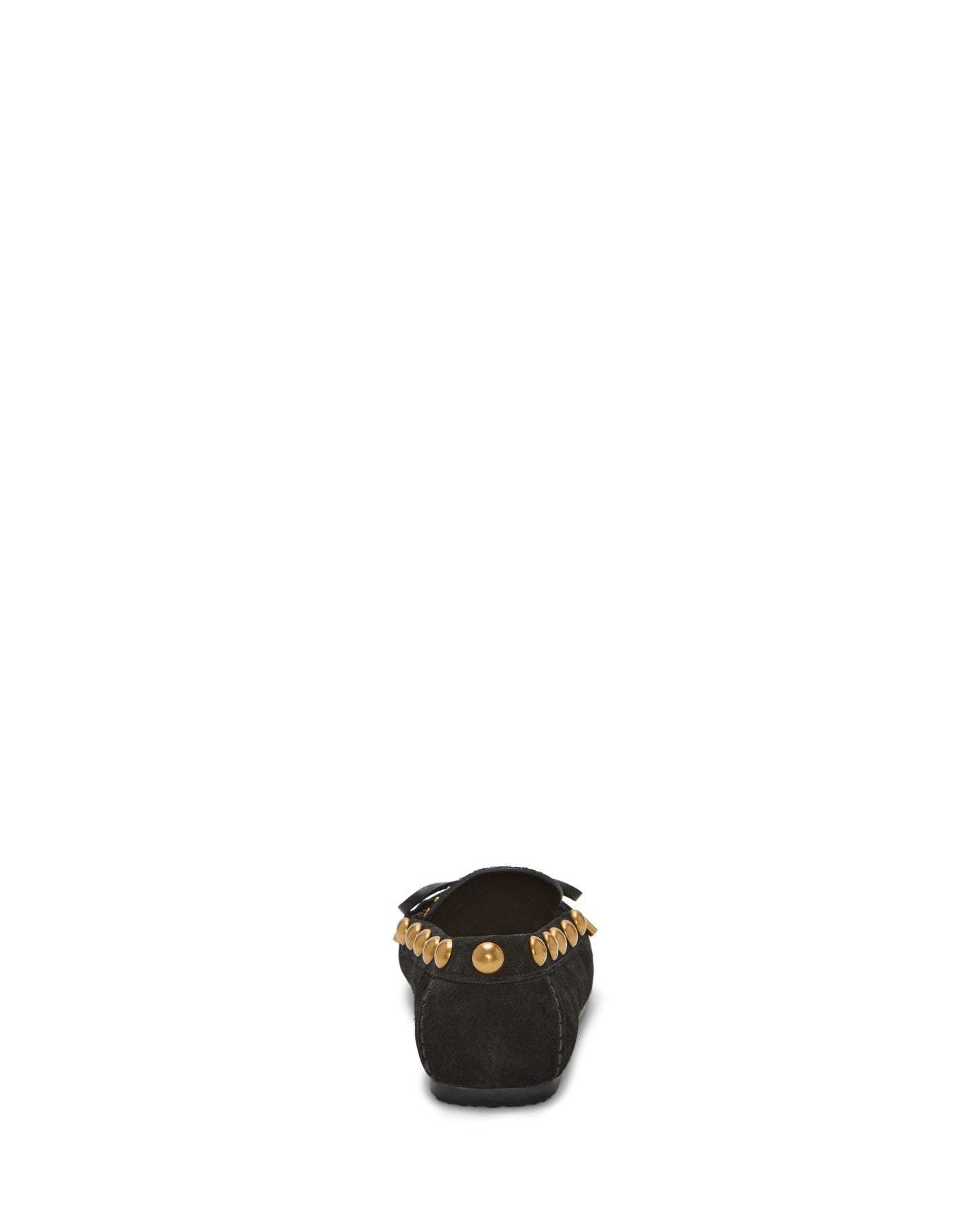 Vince Camuto Sennett Studded Mocassin Black Suede