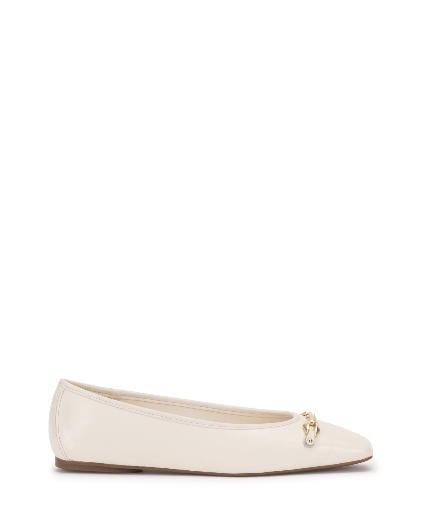 Vince Camuto Virna Link Ballet Flat Coconut Cream Leather