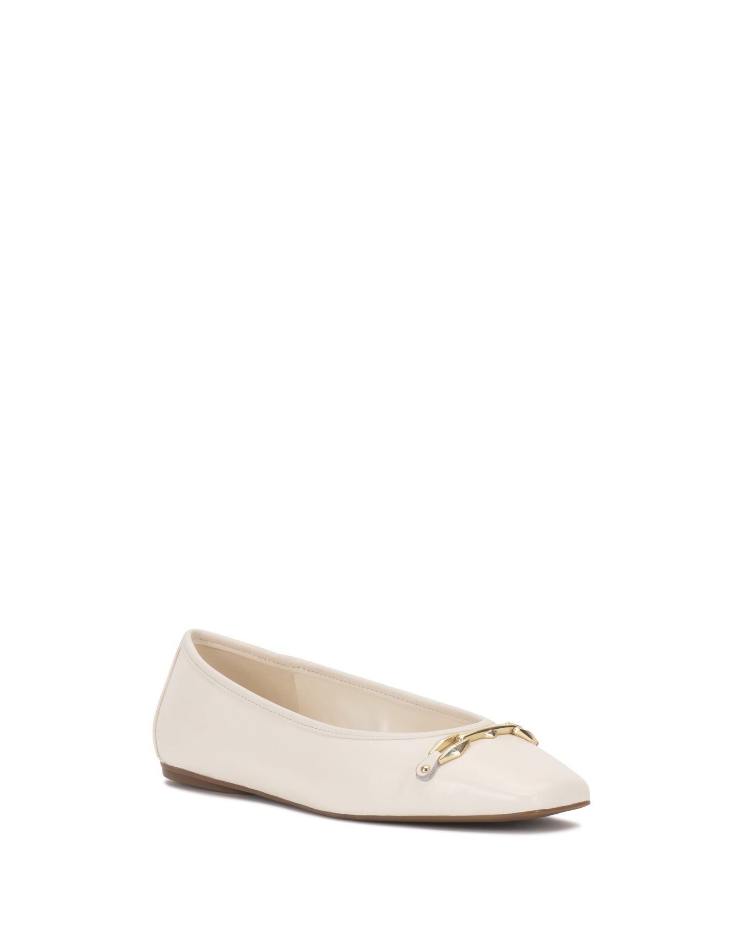 Vince Camuto Virna Link Ballet Flat Coconut Cream Leather