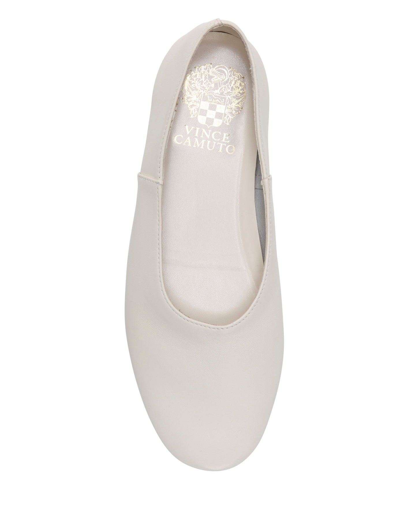 Vince Camuto Catisha Ballet Flat Coconut Cream Leather