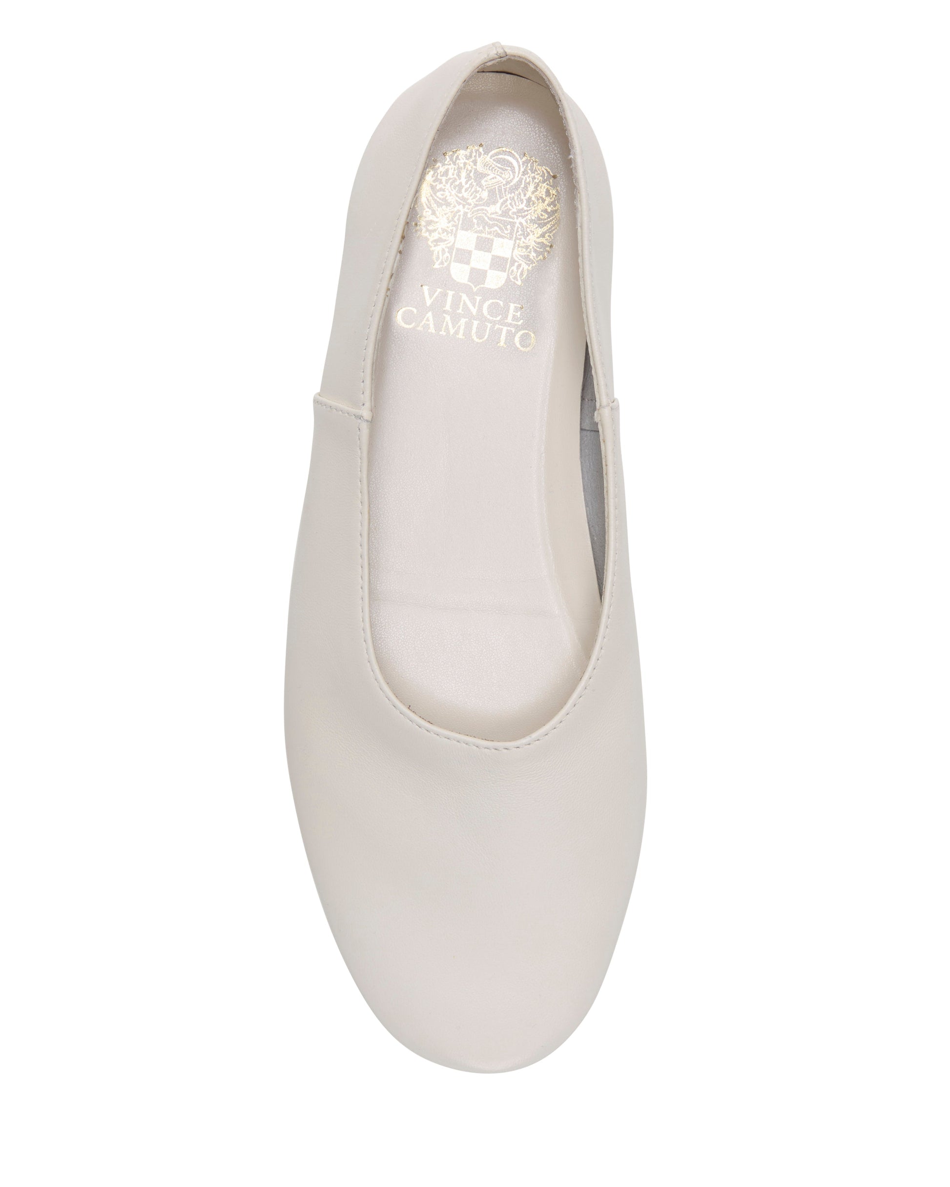 Vince Camuto Catisha Ballet Flat Coconut Cream Leather