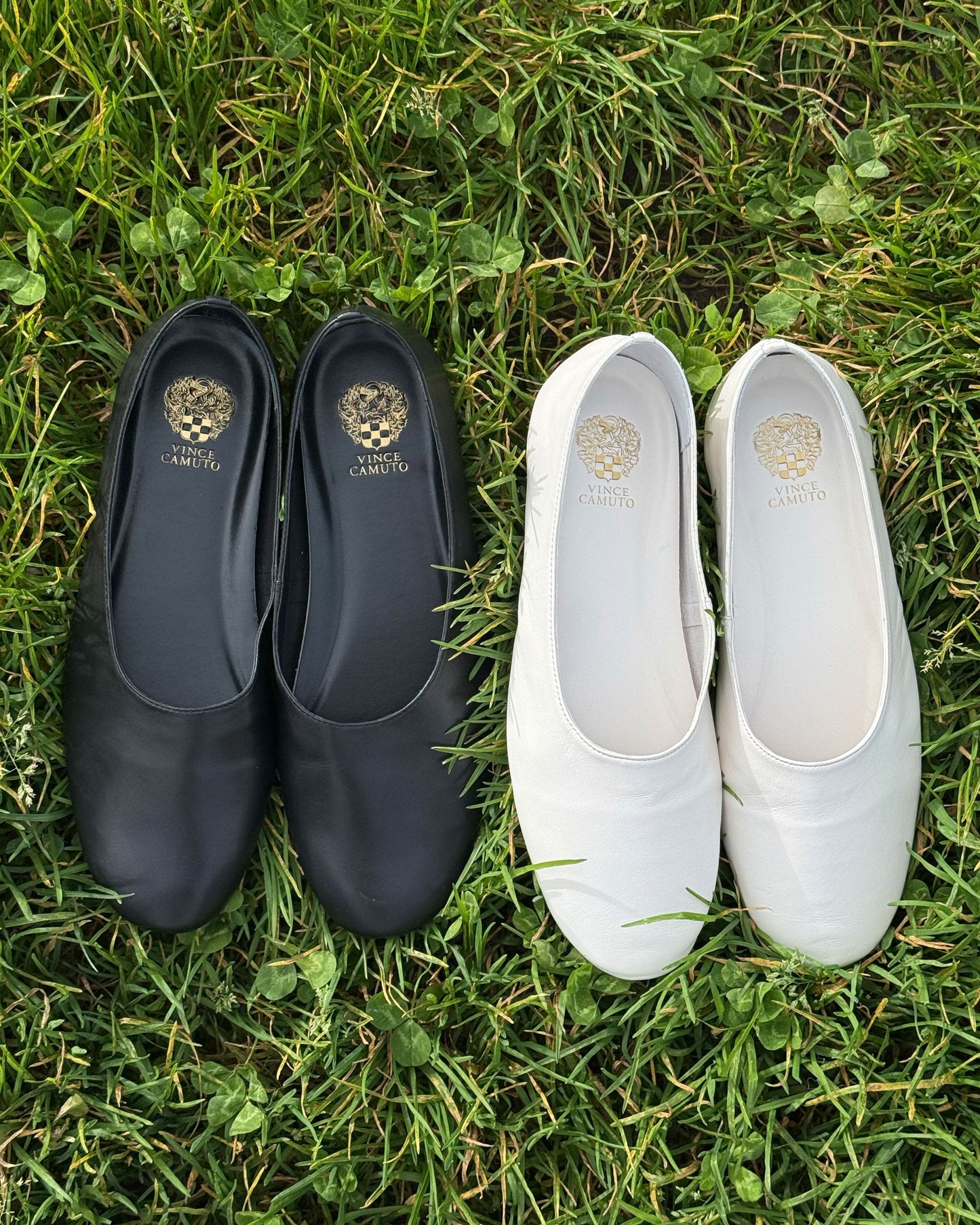 Vince Camuto Catisha Ballet Flat Coconut Cream Leather