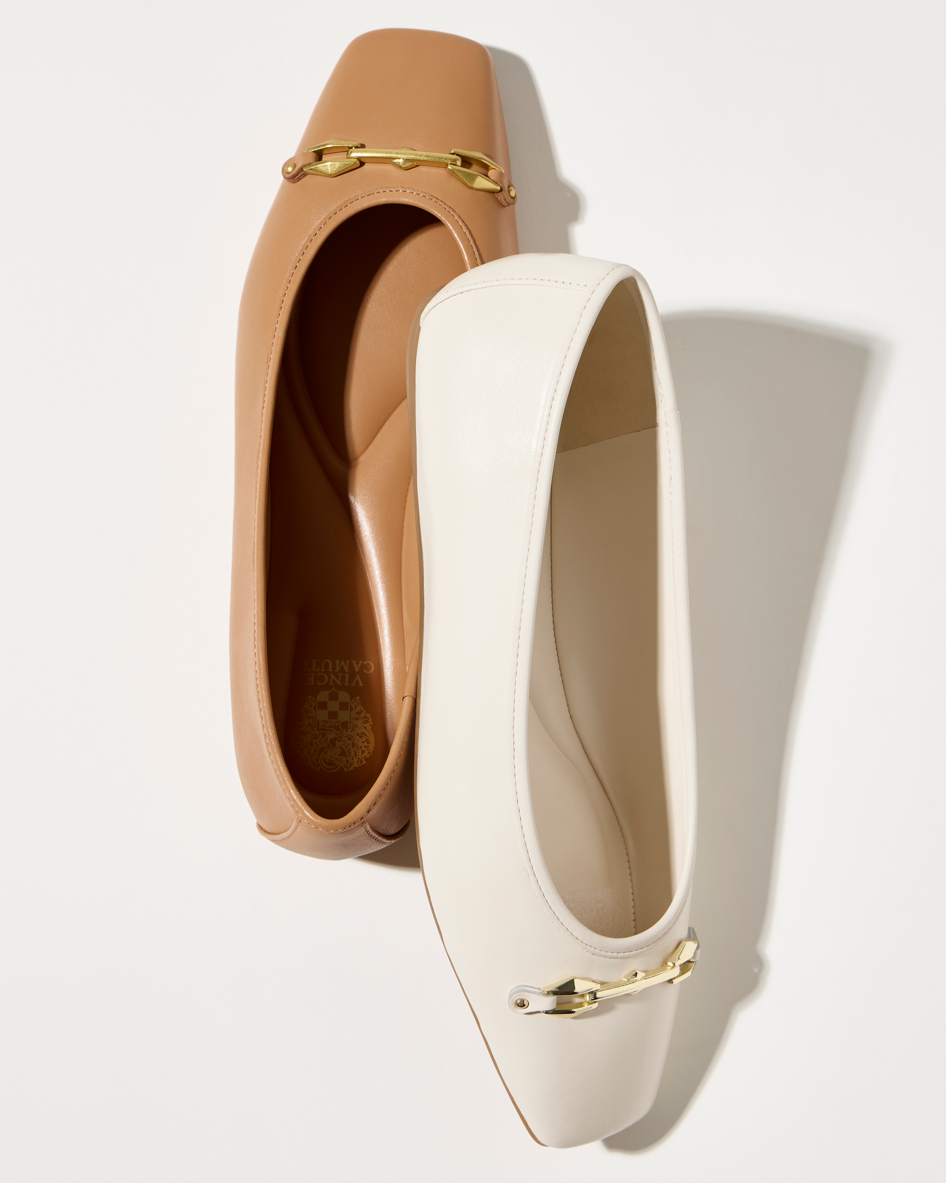 Vince Camuto Virna Link Ballet Flat Cortado Leather