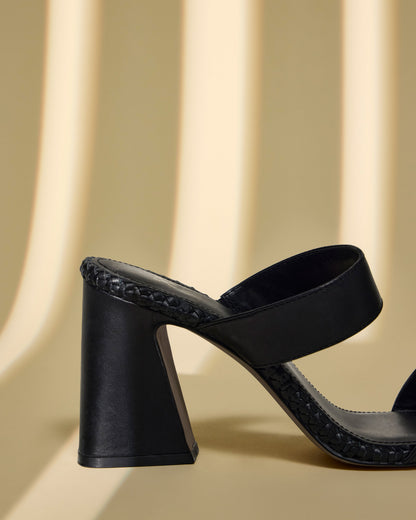 Vince Camuto Kaden Mule Black Leather