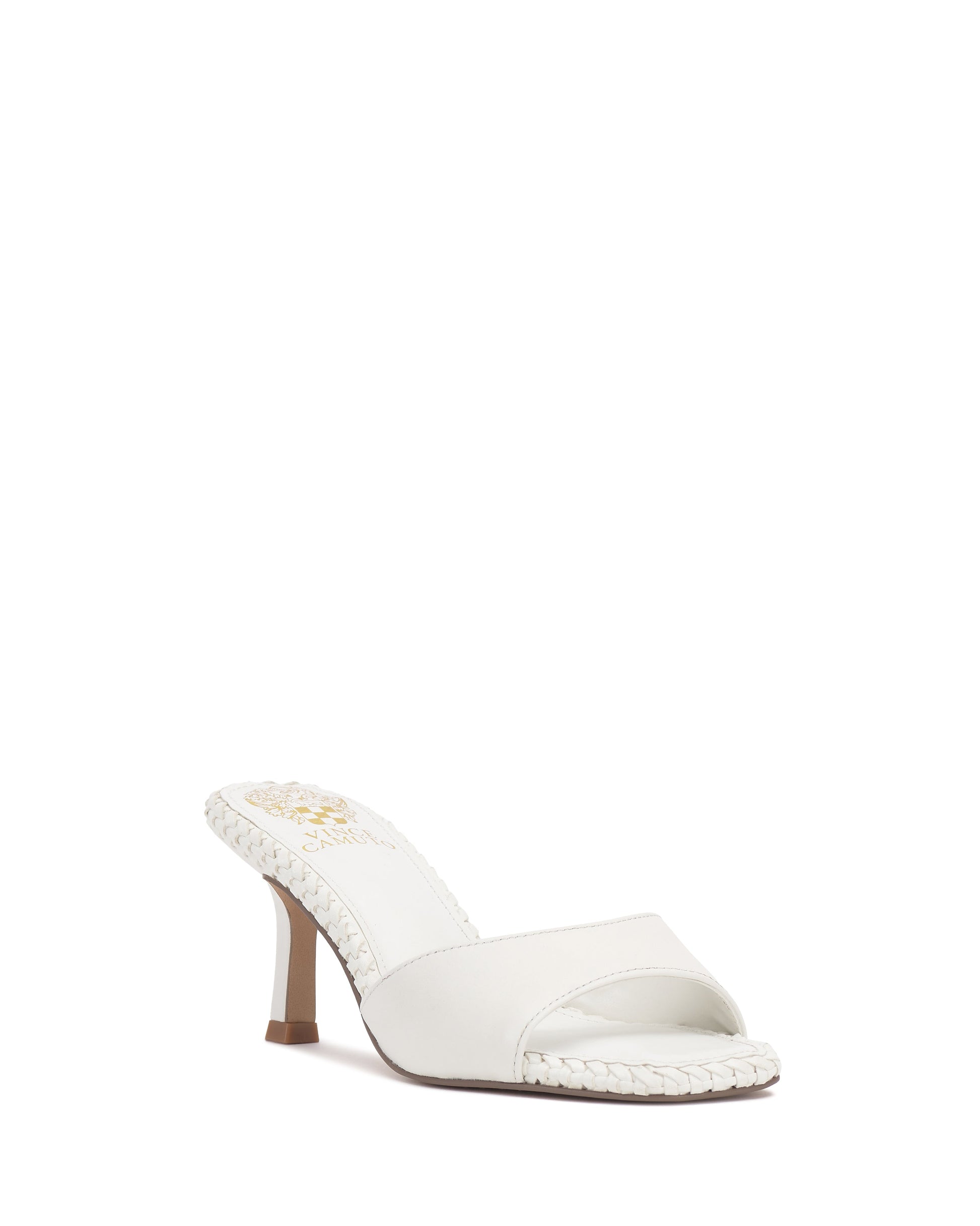 Vince Camuto Emmla Mule Bianco Leather