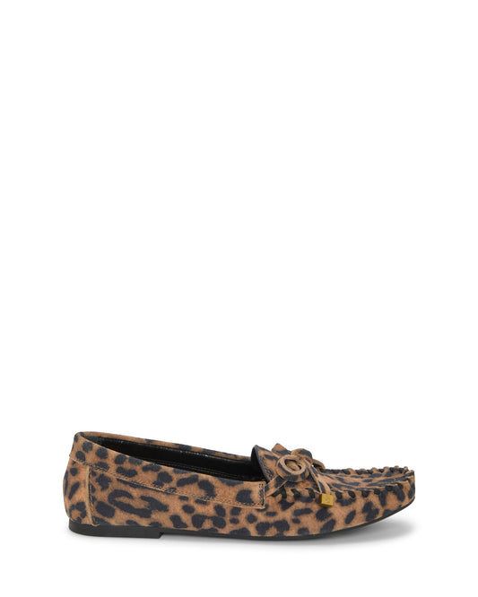 Vince Camuto Katenas Flat Loafer Black\/Natural Leather
