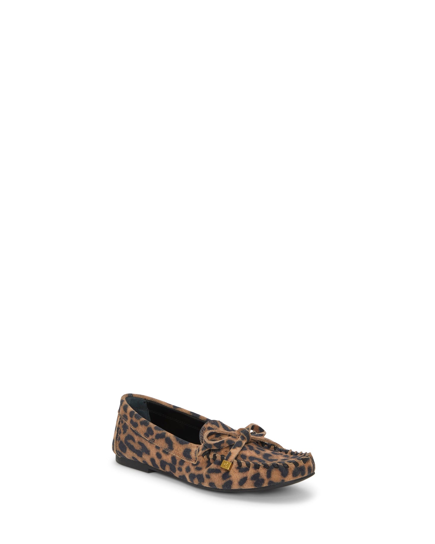 Vince Camuto Katenas Flat Loafer Black\/Natural Leather