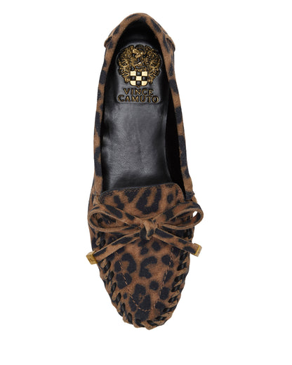 Vince Camuto Katenas Flat Loafer Black\/Natural Leather
