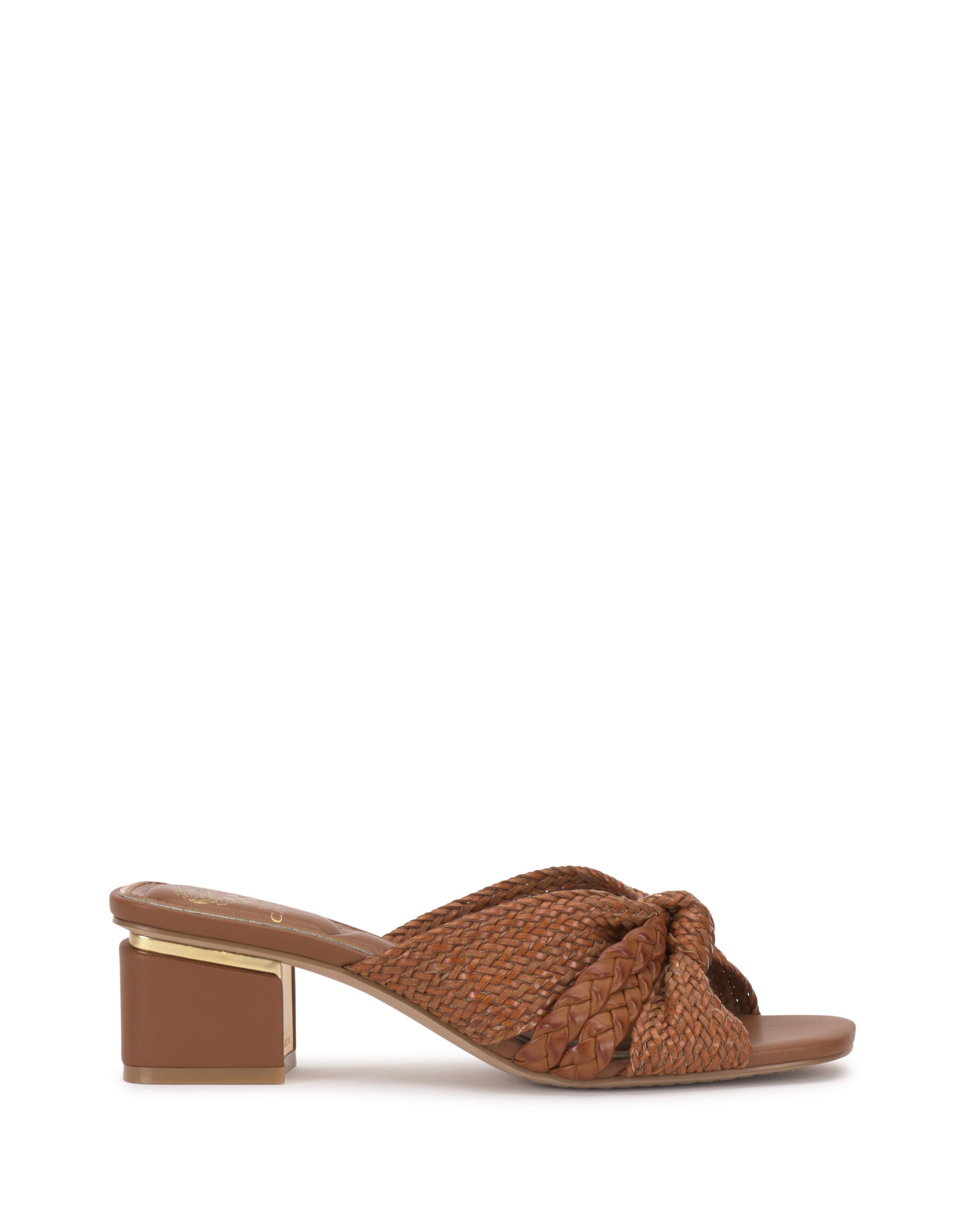 Vince Camuto Atemly Knotted Sandal Golden Walnut