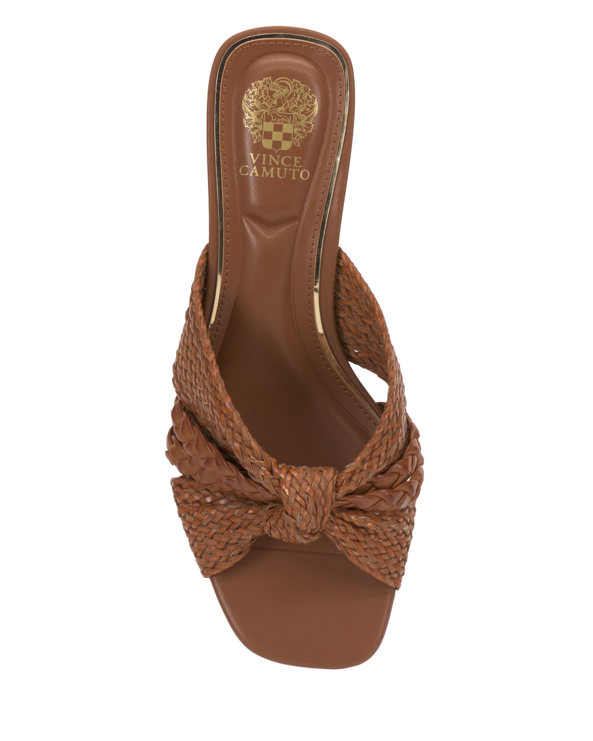 Vince Camuto Atemly Knotted Sandal Golden Walnut