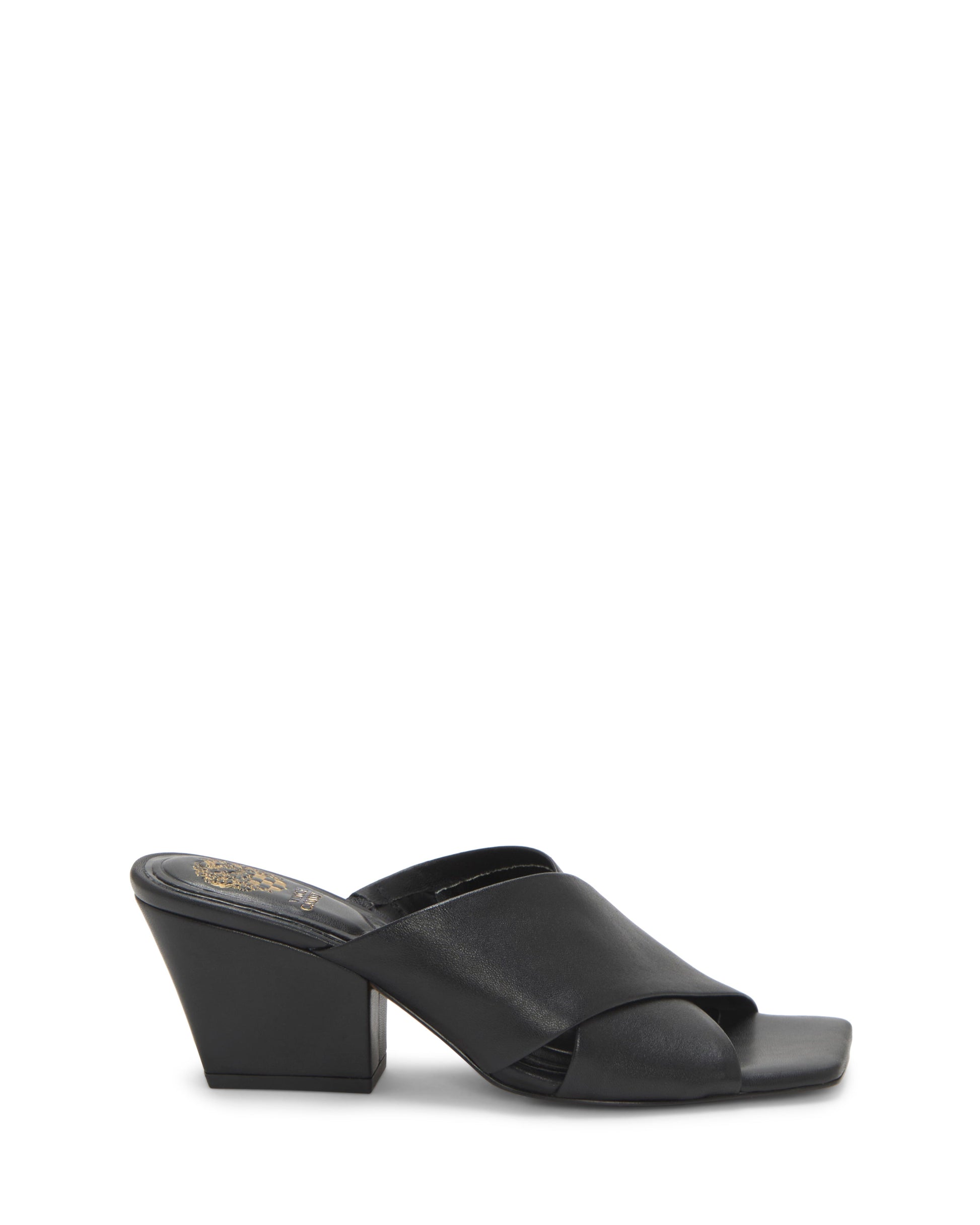 Vince Camuto Kespa Mule Black Leather