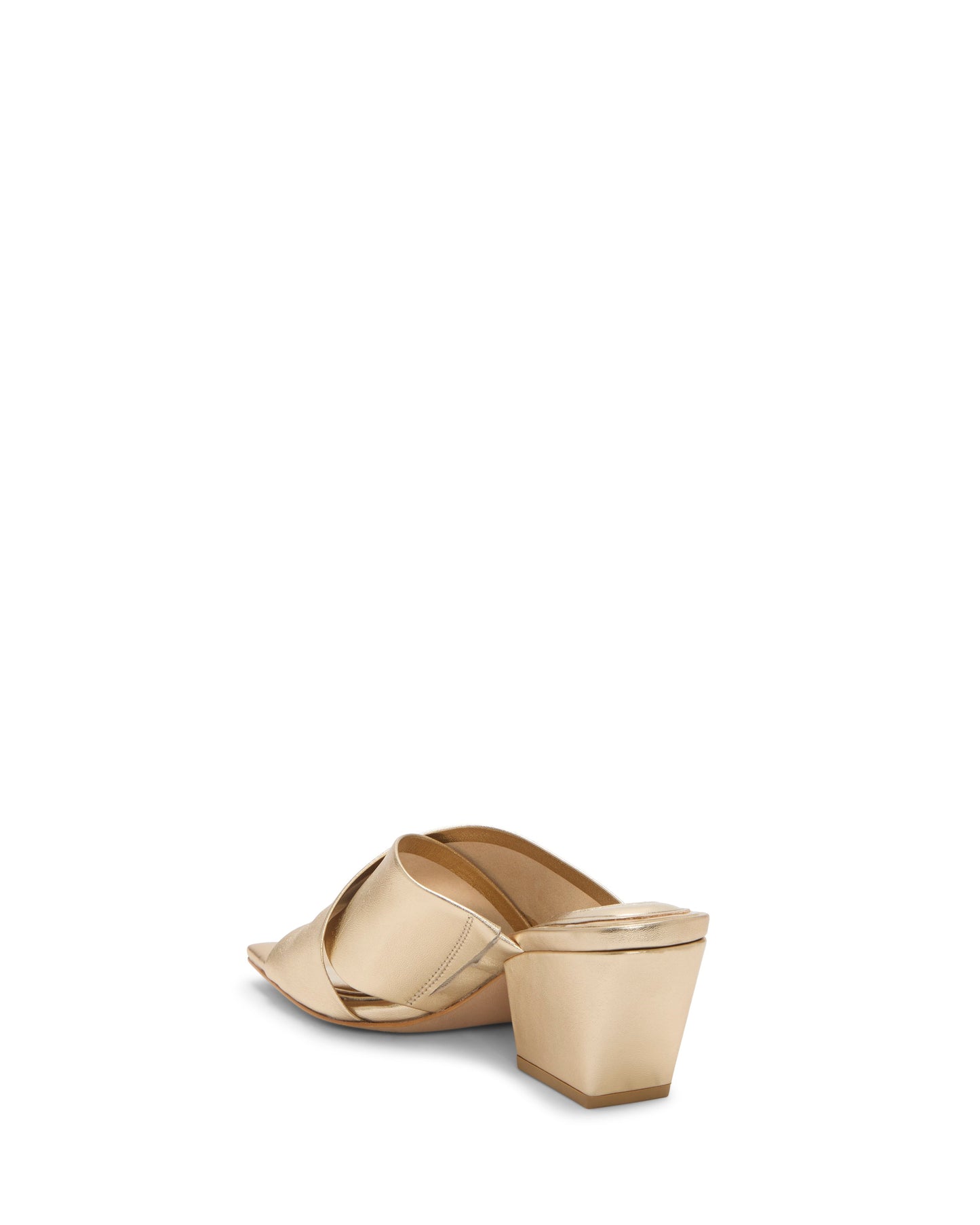 Vince Camuto Kespa Mule Egyptian Gold Leather