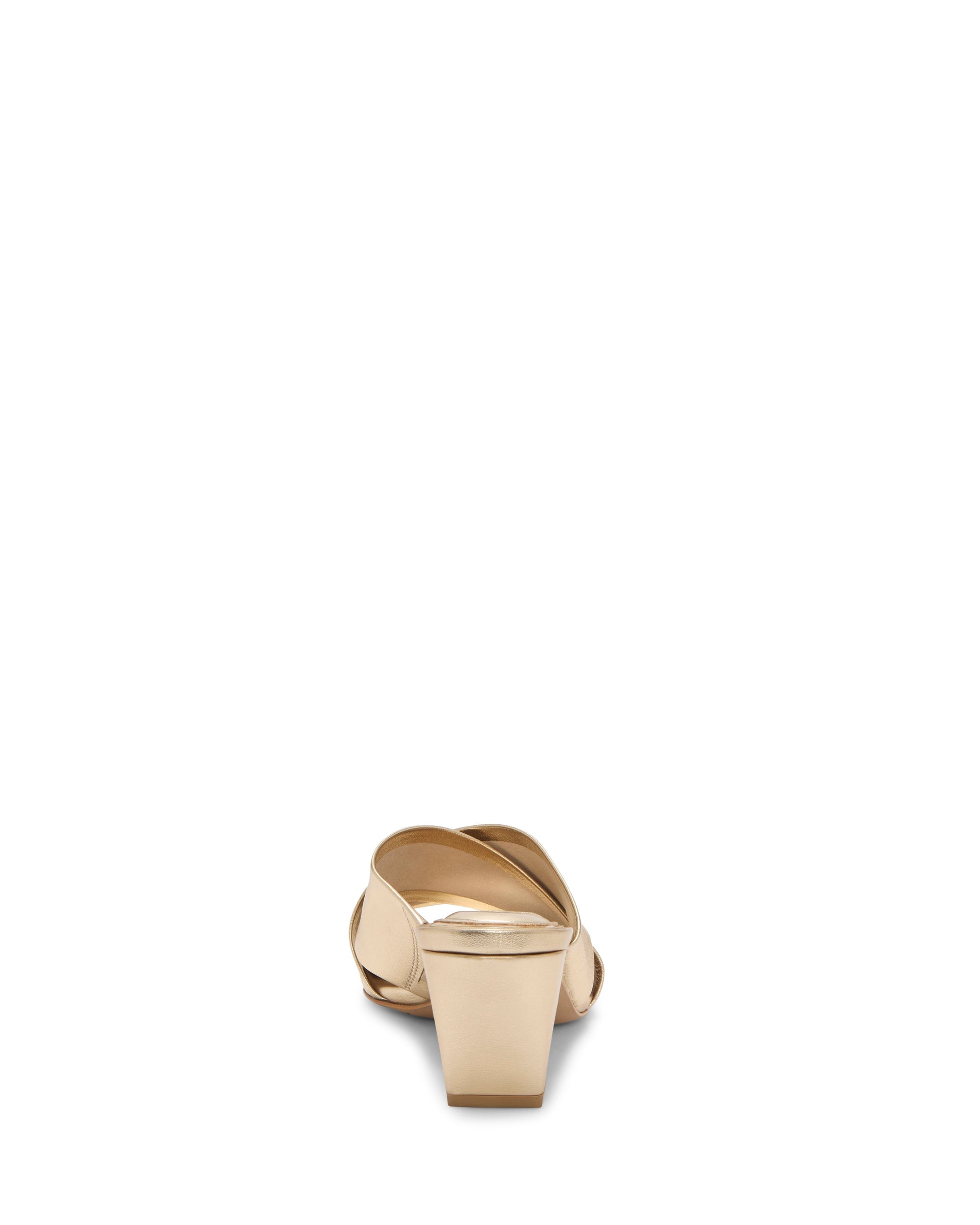 Vince Camuto Kespa Mule Egyptian Gold Leather