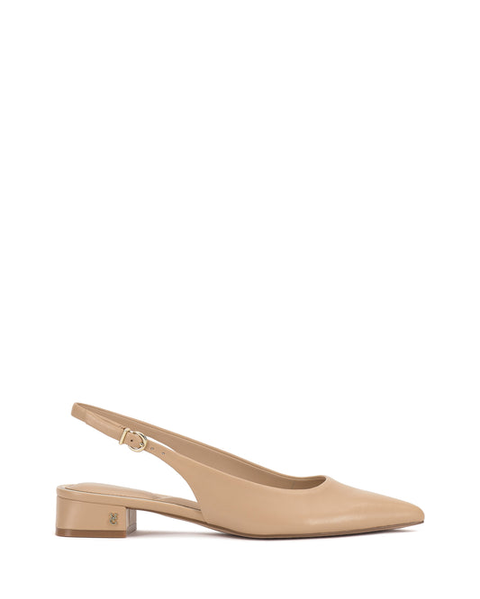 Vince Camuto Valiey Slingback Pump Summer Beige Leather