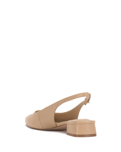 Vince Camuto Valiey Slingback Pump Summer Beige Leather