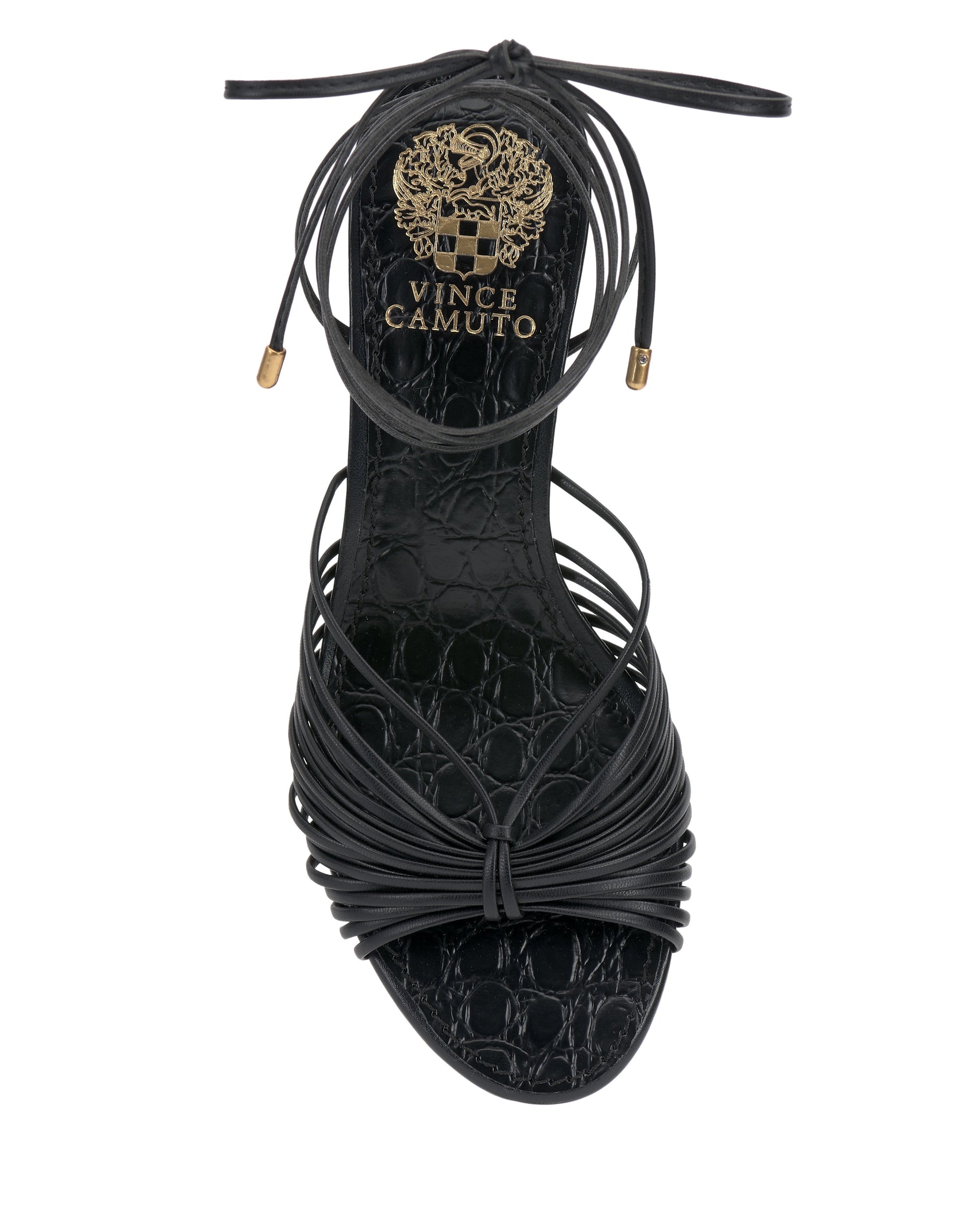 Vince Camuto Lory Kitten Heel Sandal Black