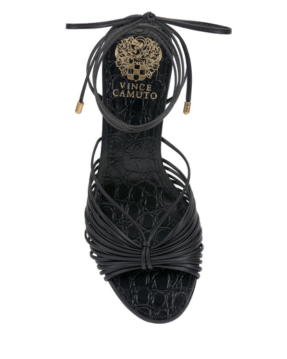 Vince Camuto Lory Kitten Heel Sandal Black