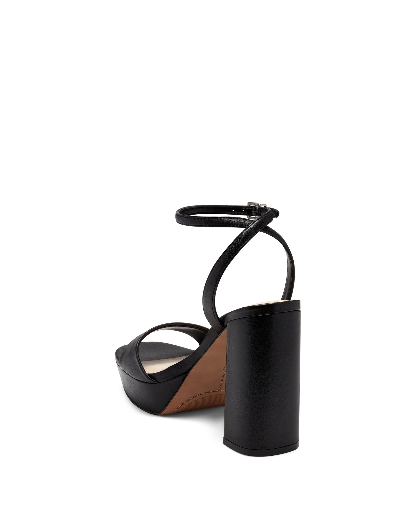 Vince Camuto Pendry Platform Sandal Black Leather