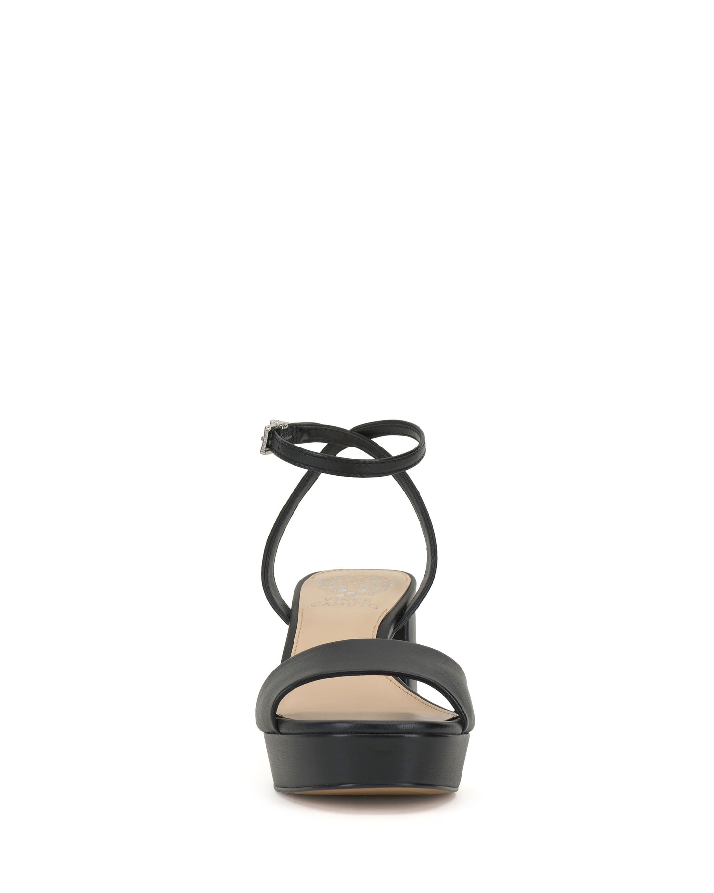 Vince Camuto Pendreya Platform Sandal Black Leather
