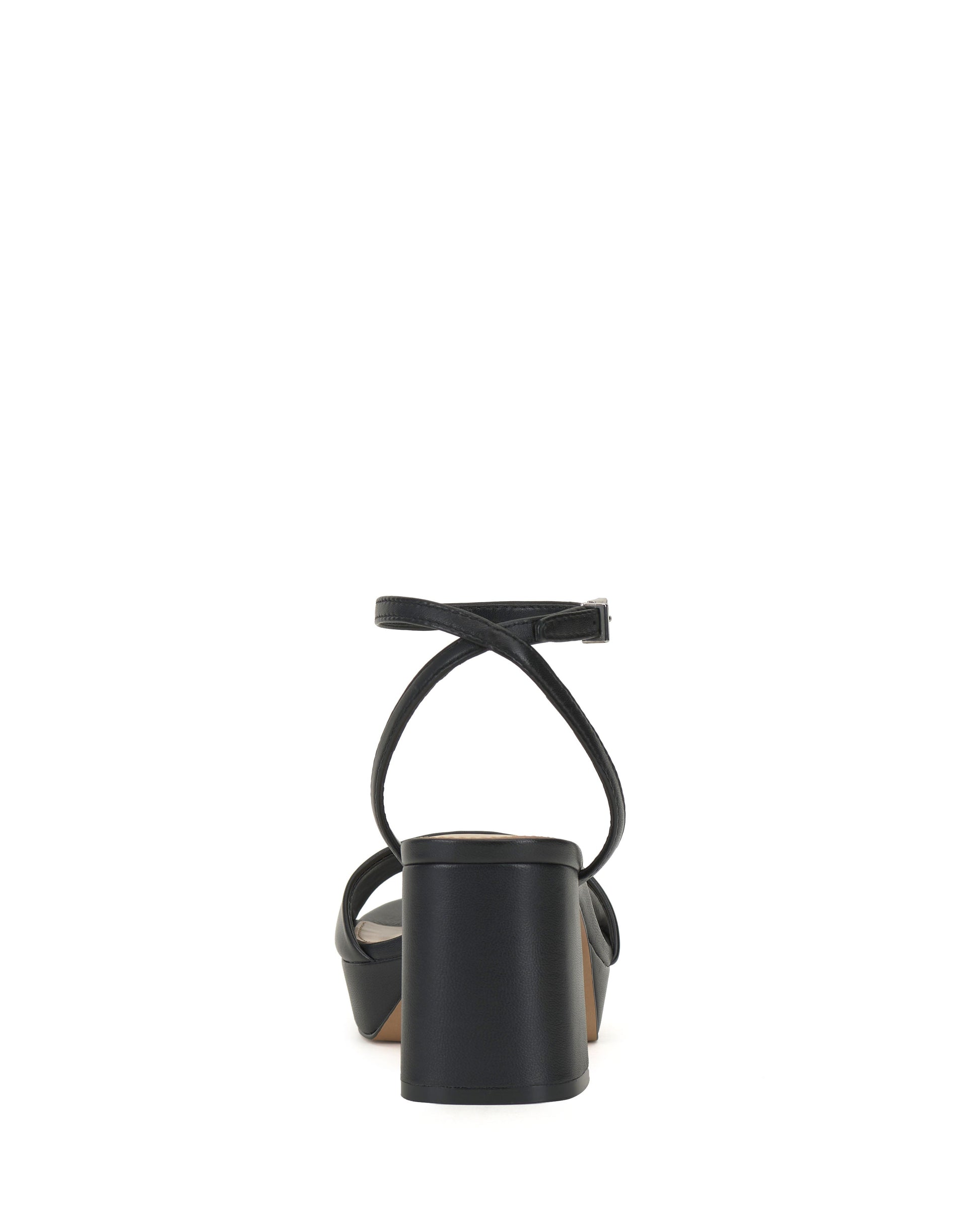 Vince Camuto Pendreya Platform Sandal Black Leather