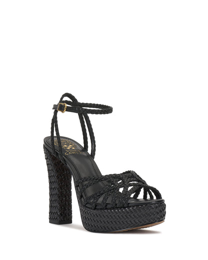 Vince Camuto Samlee Strappy Platform Sandal Black