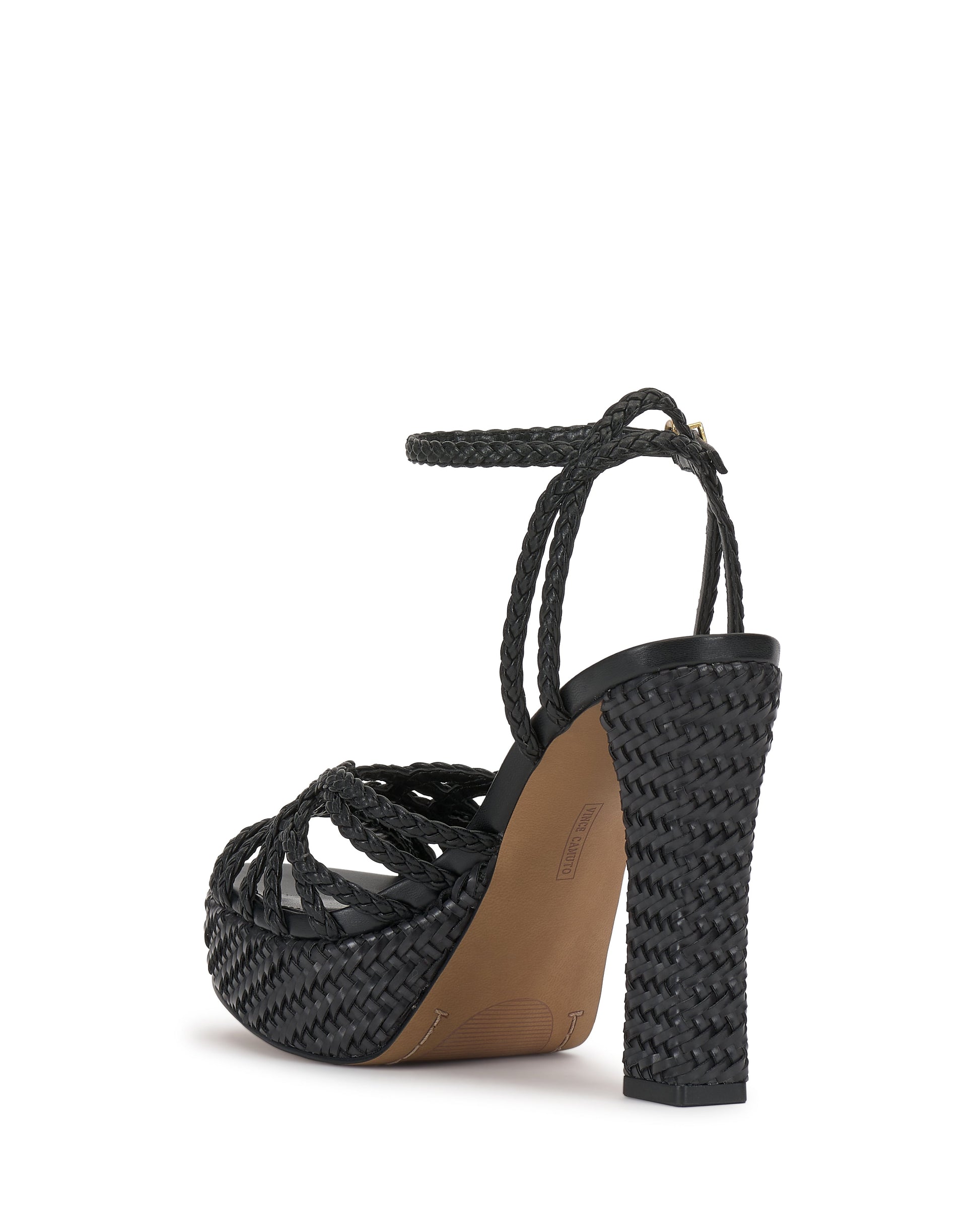 Vince Camuto Samlee Strappy Platform Sandal Black