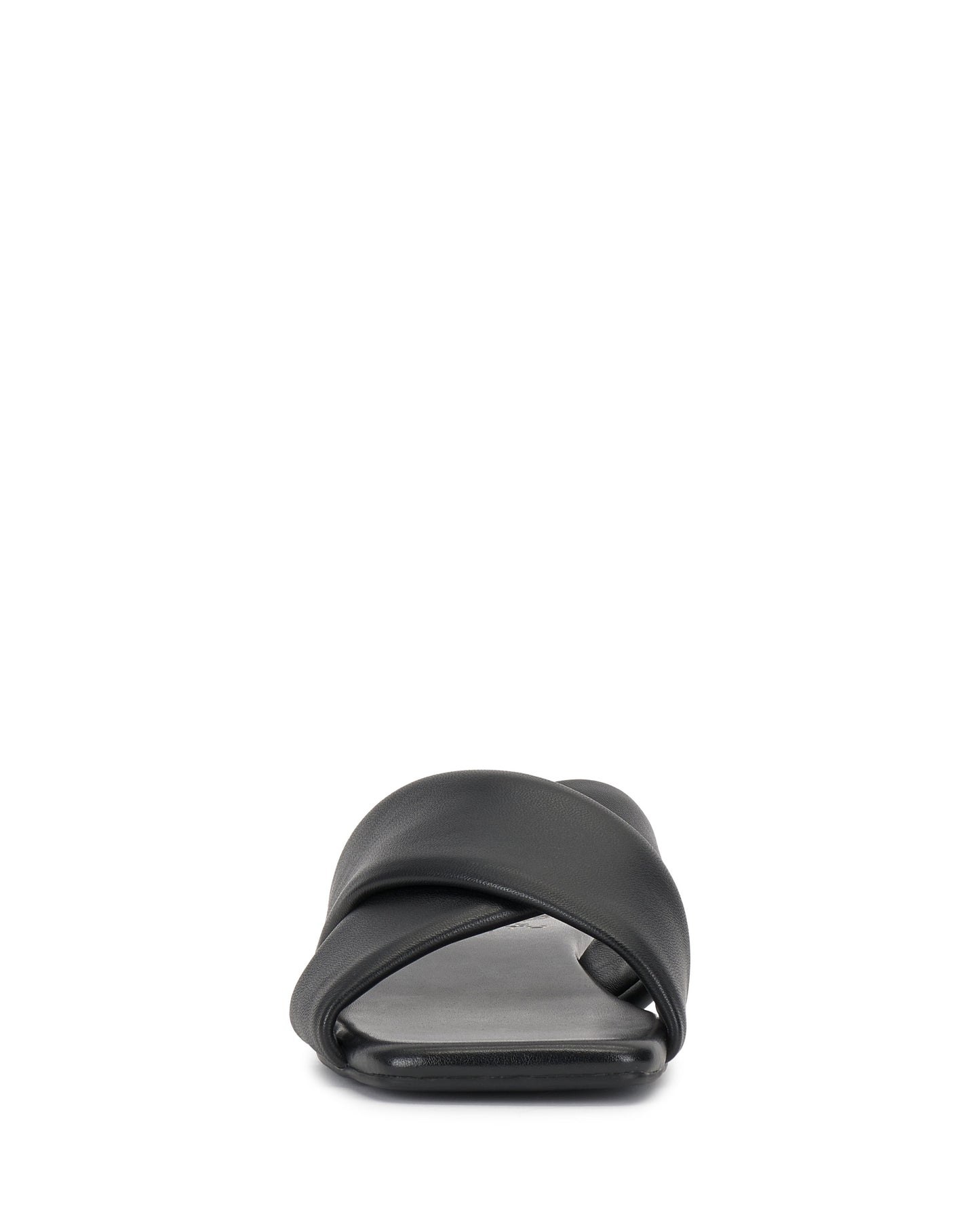 Vince Camuto Adisey Cross-Band Sandal Black Leather