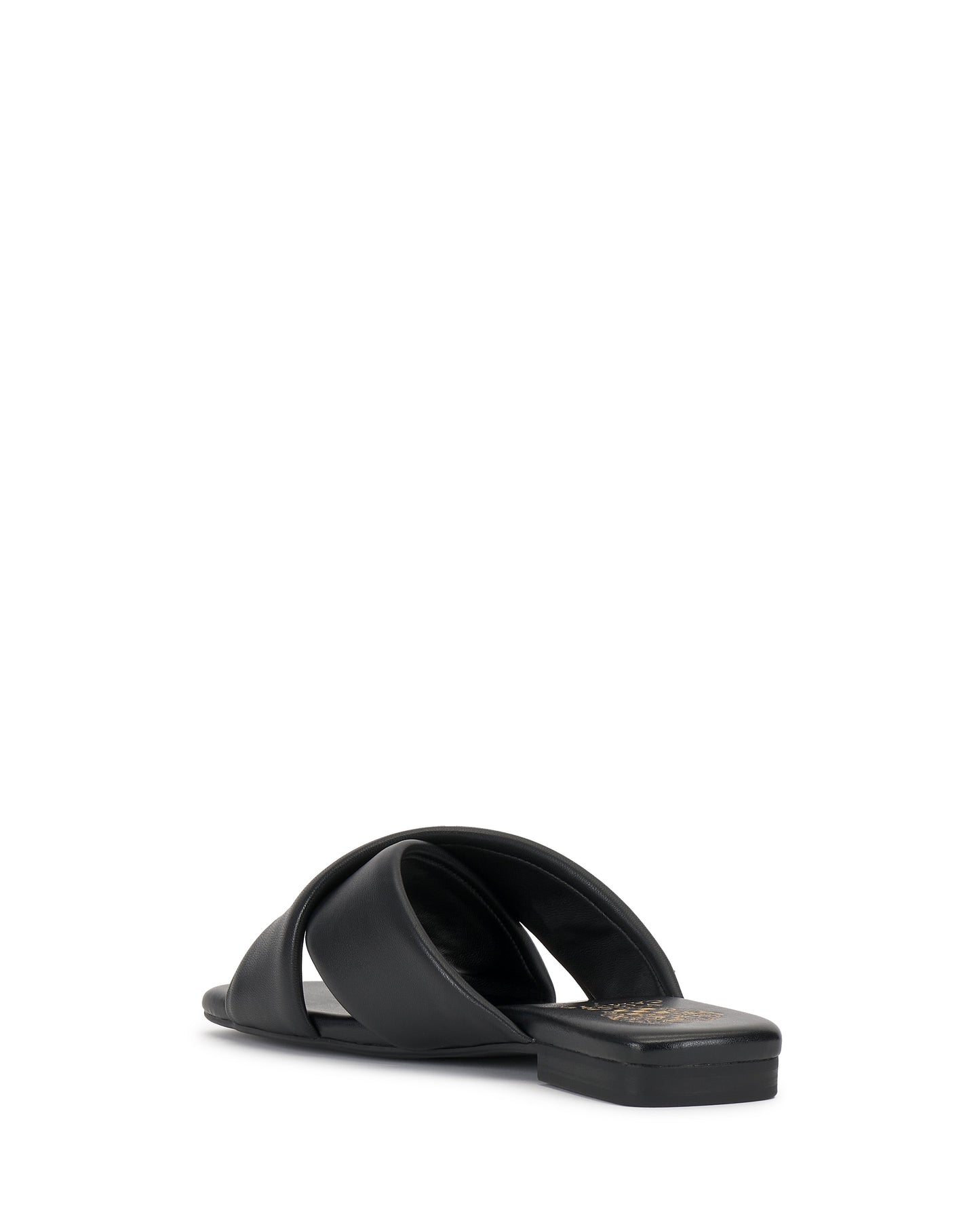 Vince Camuto Adisey Cross-Band Sandal Black Leather