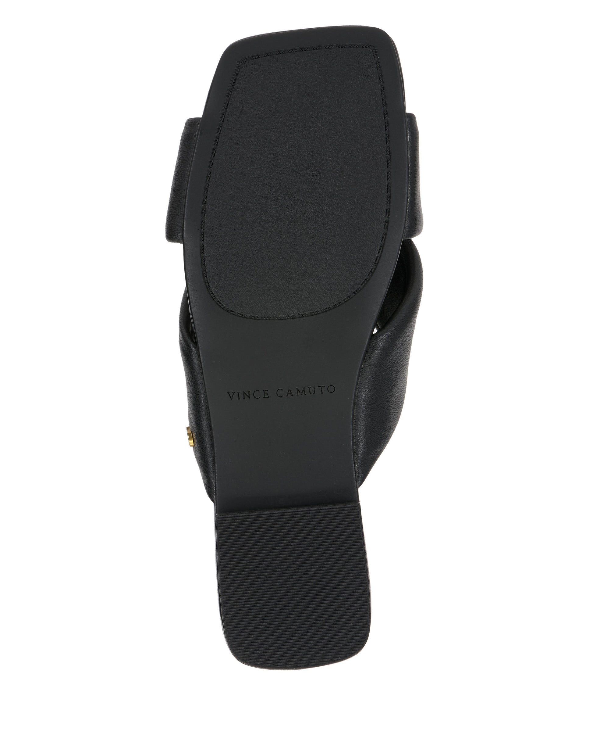 Vince Camuto Adisey Cross-Band Sandal Black Leather