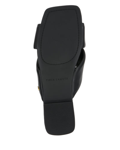 Vince Camuto Adisey Cross-Band Sandal Black Leather