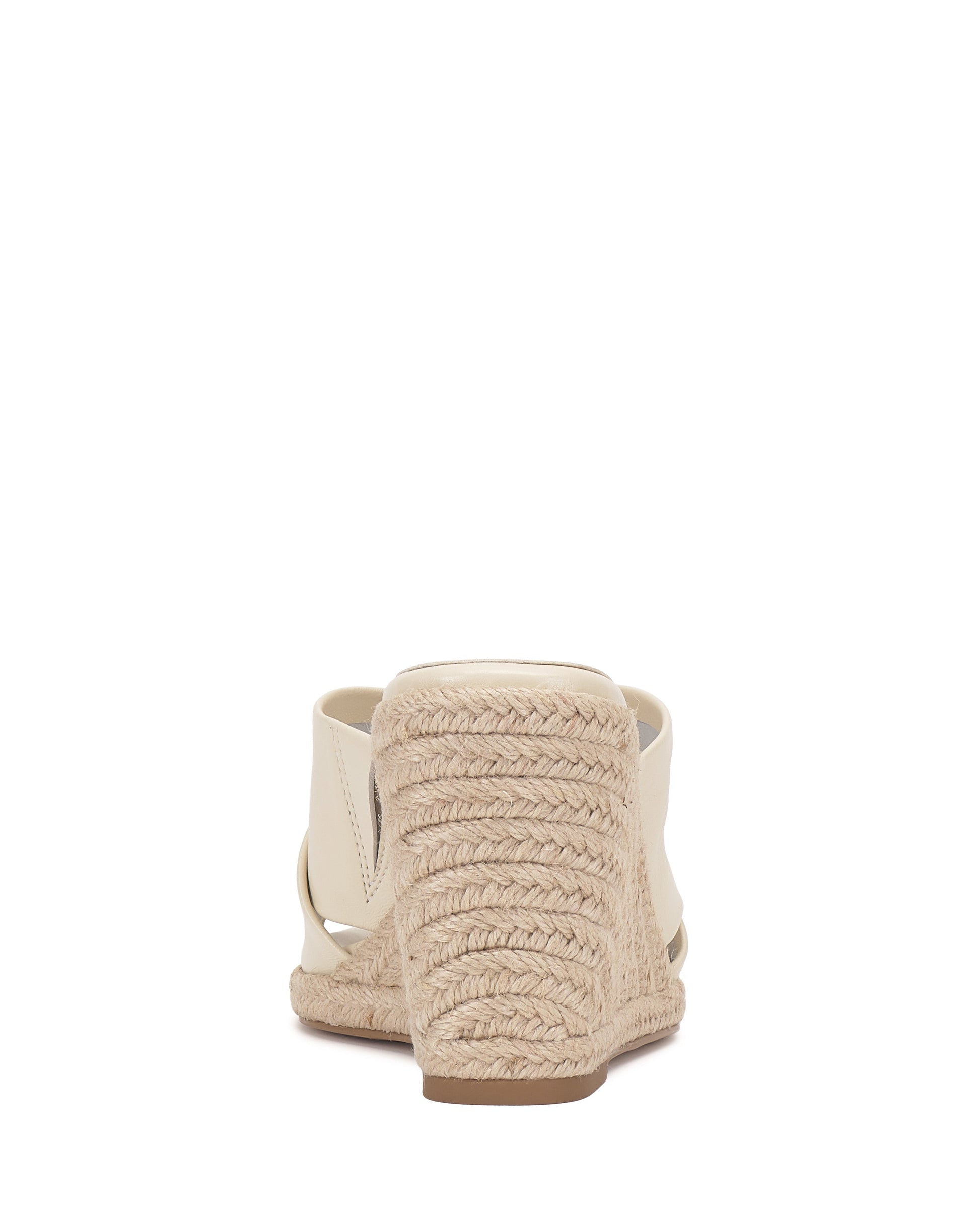 Vince Camuto Fisella Espadrille Wedge Sandal Creamy White Leather
