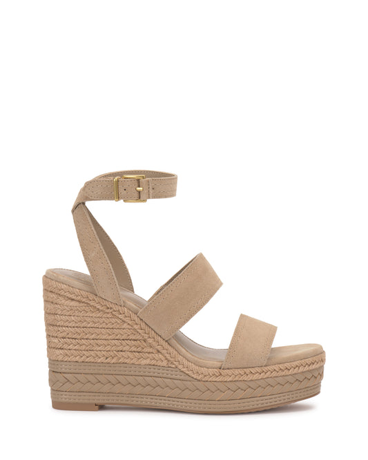 Vince Camuto Esmia Espadrille Wedge Sandal Tortilla Suede