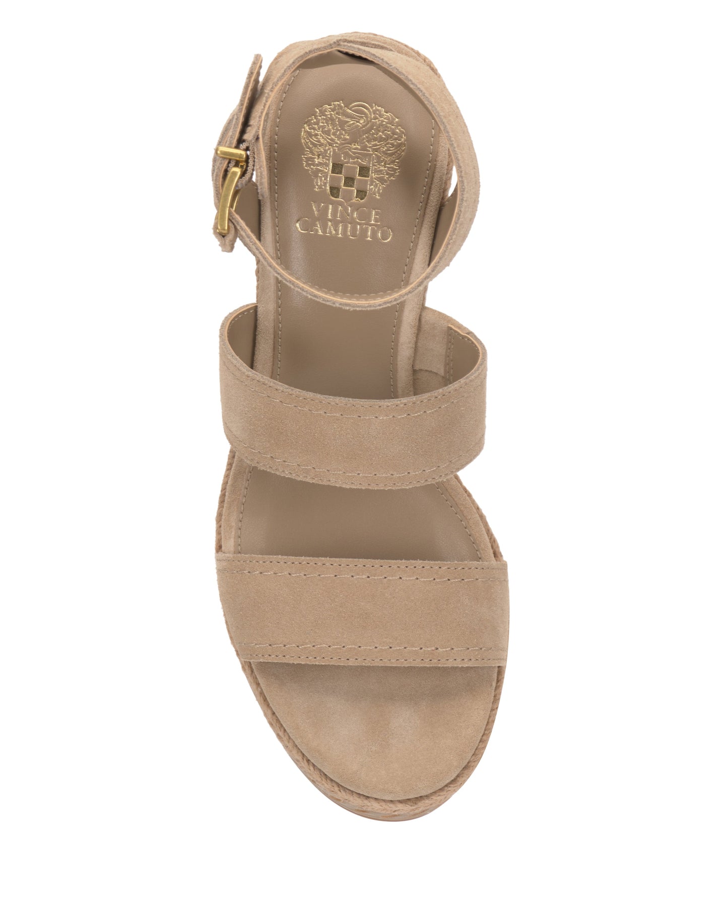 Vince Camuto Esmia Espadrille Wedge Sandal Tortilla Suede