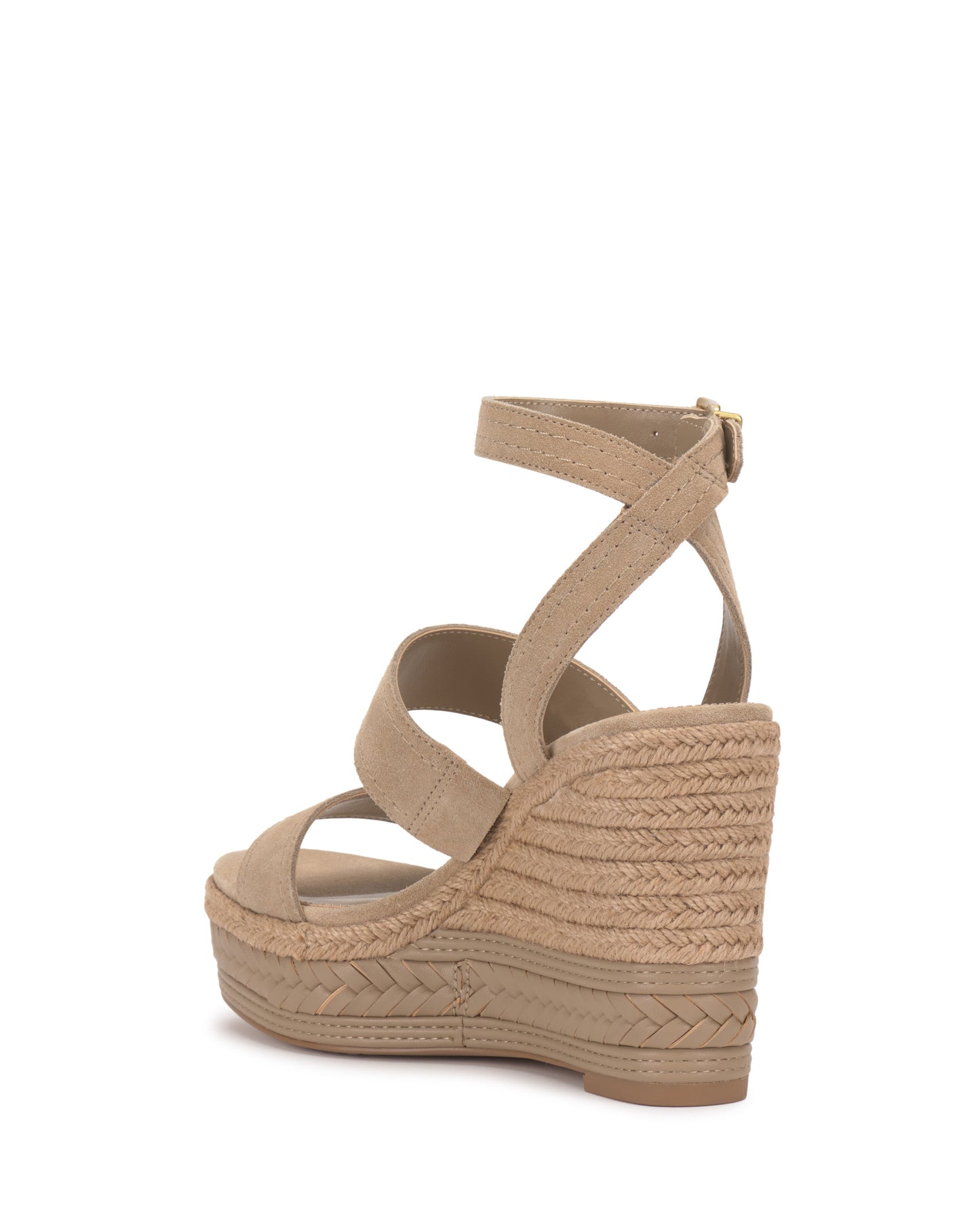 Vince Camuto Esmia Espadrille Wedge Sandal Tortilla Suede