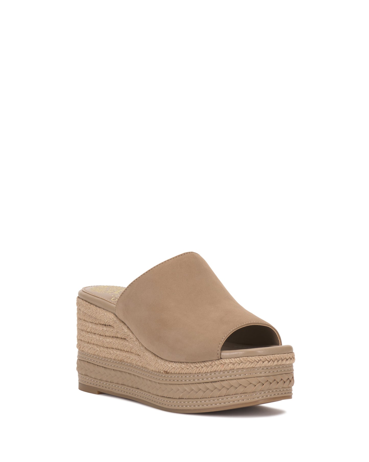 Vince Camuto Lierna Espadrille Wedge Sandal Tortilla Suede