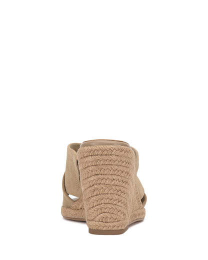 Vince Camuto Fisella Espadrille Wedge Sandal Tortilla Suede