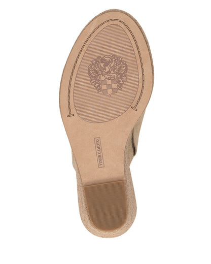 Vince Camuto Fisella Espadrille Wedge Sandal Tortilla Suede