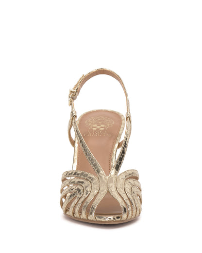 Vince Camuto Hannie Slingback Sandal Gold