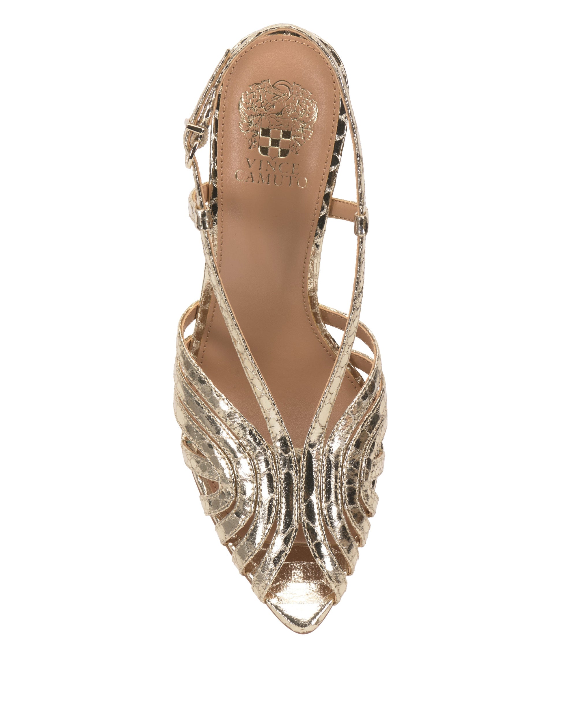 Vince Camuto Hannie Slingback Sandal Gold